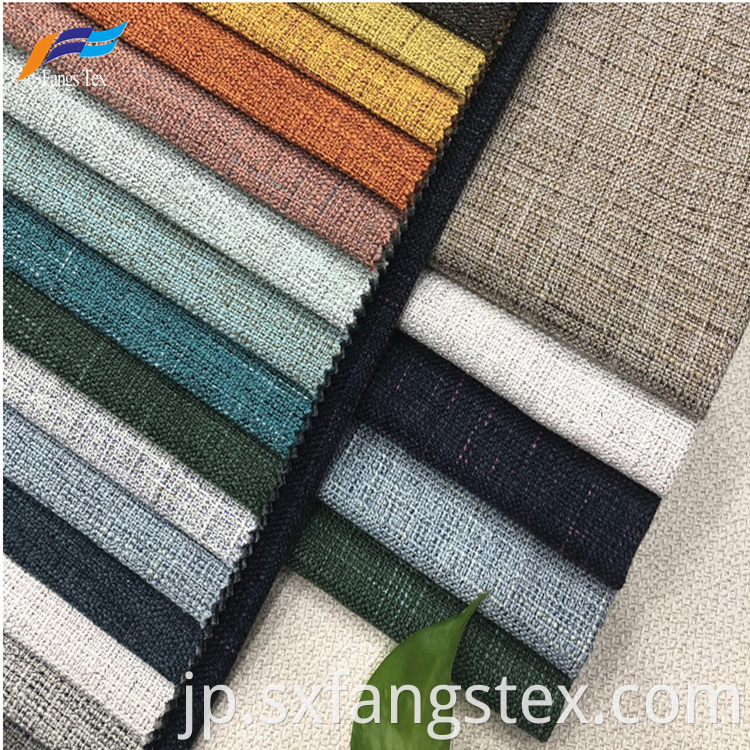 2019 New Design Eco-friendly Upholstery Linen Sofa Fabric 1